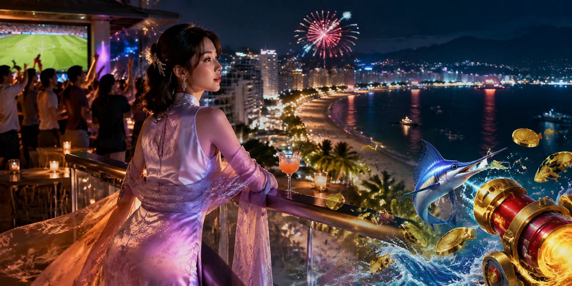 Cô gái mặc áo dài tại Nha Trang thử game bắn cá trực tuyến trên điện thoại